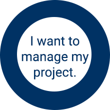 I want to manage my project